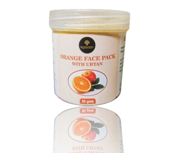 Orange Powder Face Pack with Ubtan